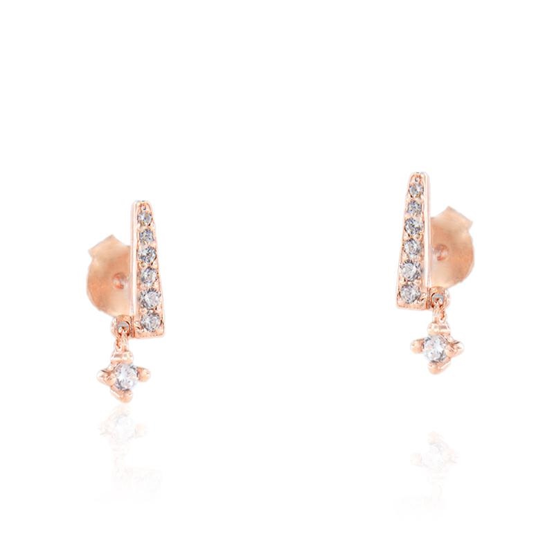 ORECCHINO ARGENTO ZIRCONE 3PZ