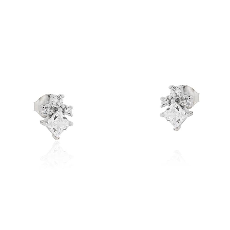 ORECCHINO ARGENTO ZIRCONE 3PZ