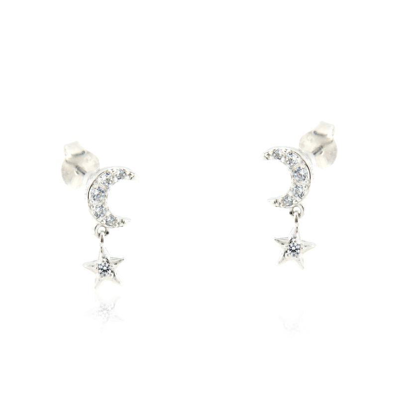 ORECCHINO ARGENTO ZIRCONE 3PZ