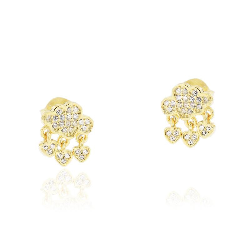 ORECCHINO ARGENTO ZIRCONE 3PZ