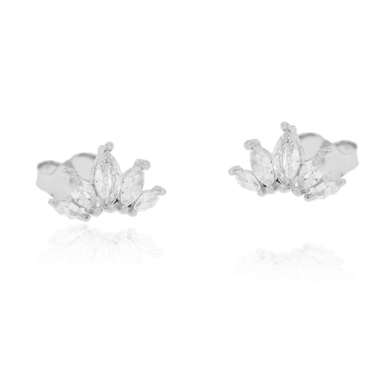 ORECCHINO ARGENTO ZIRCONE 3PZ