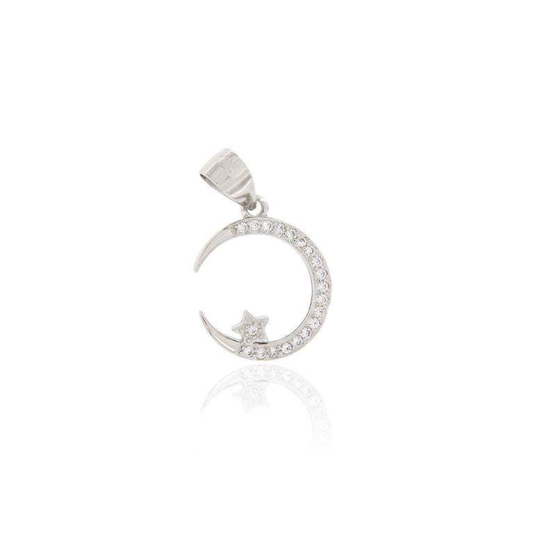 CIONDOLO ARGENTO ZIRCONE