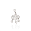 CIONDOLO ARGENTO ZIRCONE