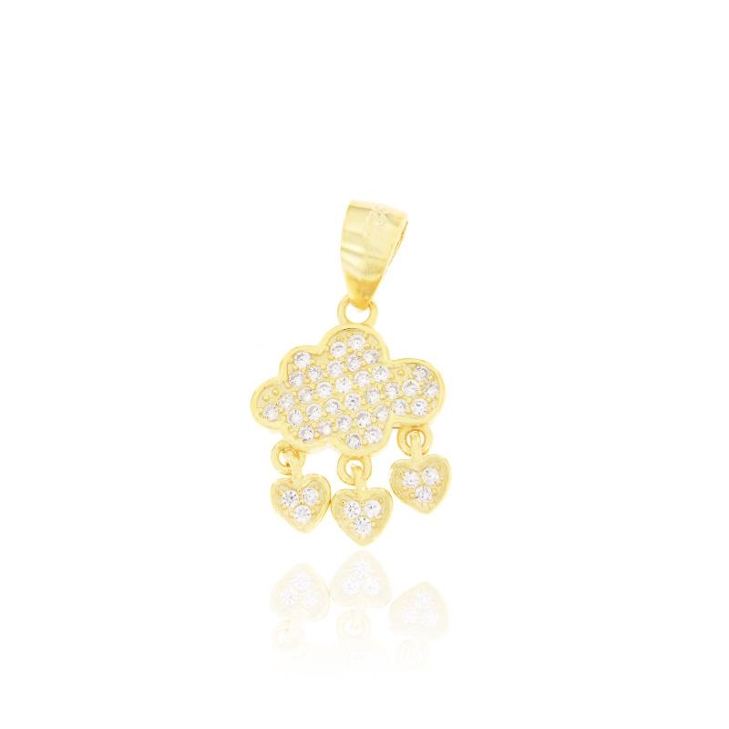 CIONDOLO ARGENTO ZIRCONE