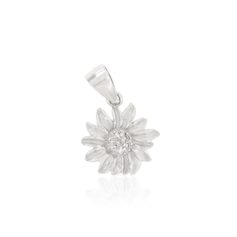 CIONDOLO ARGENTO ZIRCONE