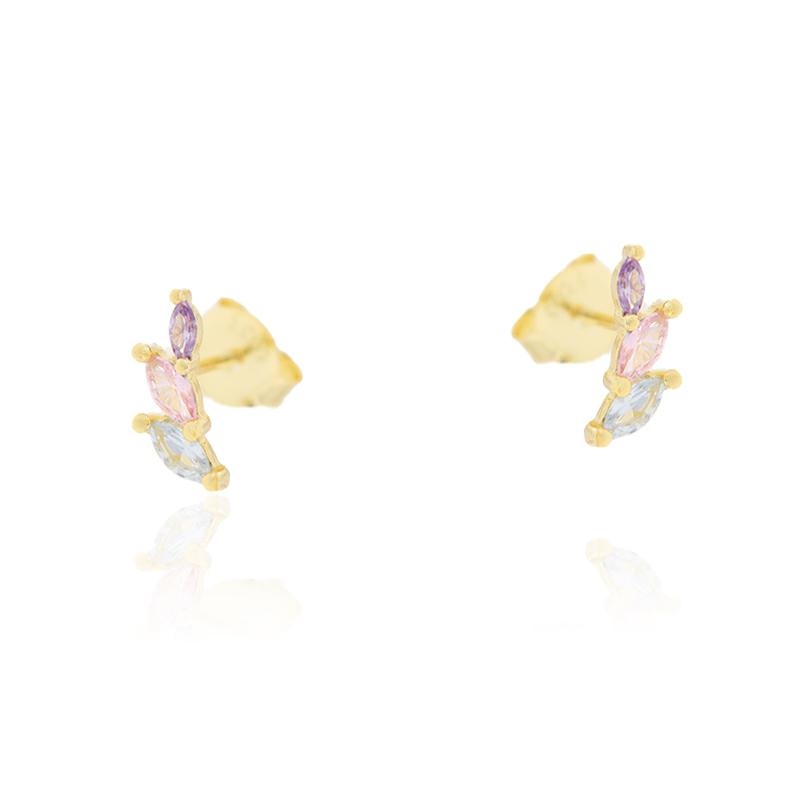ORECCHINO ARGENTO ZIRCONE 3PZ