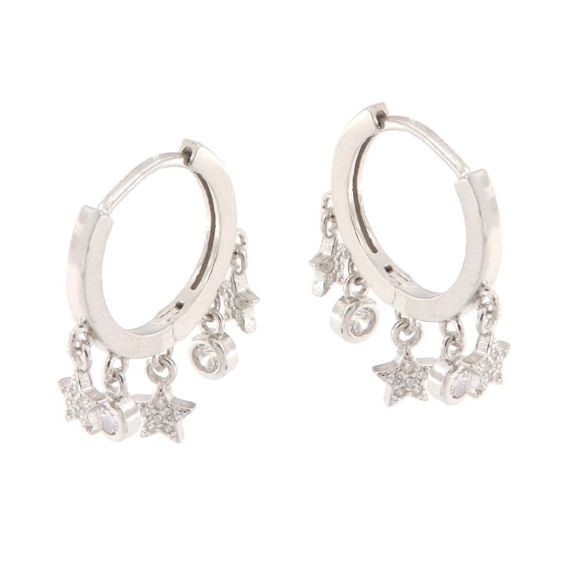 ORECCHINO ARGENTO ZIRCONE