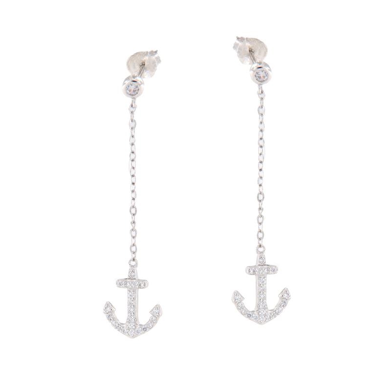 ORECCHINO ARGENTO ZIRCONE 3PZ
