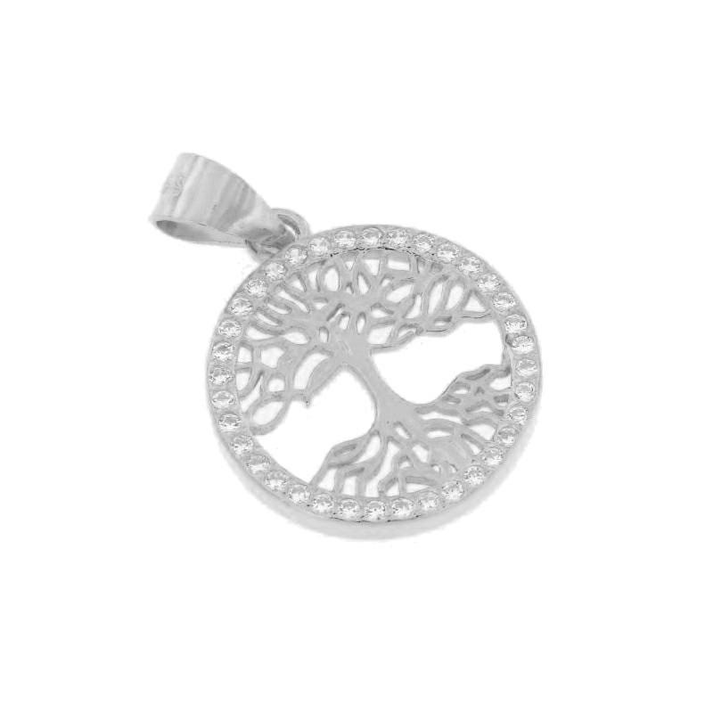 CIONDOLO ARGENTO ZIRCONE
