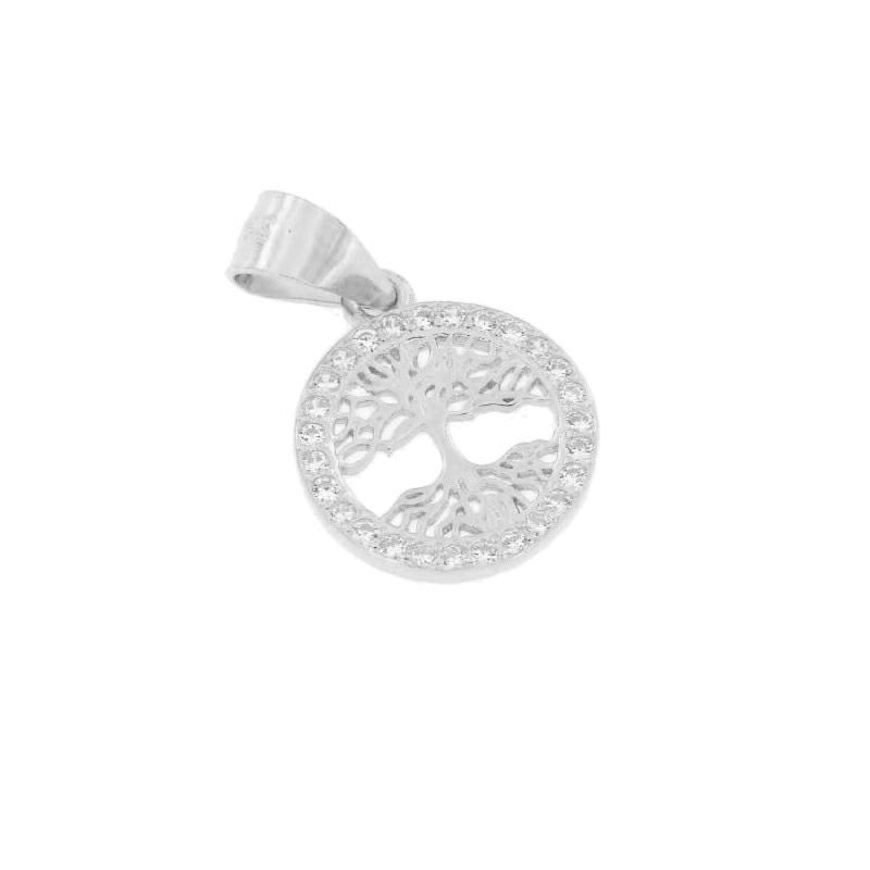 CIONDOLO ARGENTO ZIRCONE