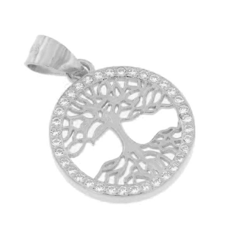 CIONDOLO ARGENTO ZIRCONE
