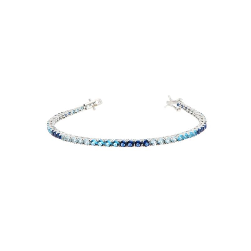 BRACCIALE ARGENTO ZIRCONE TENNIS