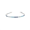 BRACCIALE ARGENTO ZIRCONE TENNIS