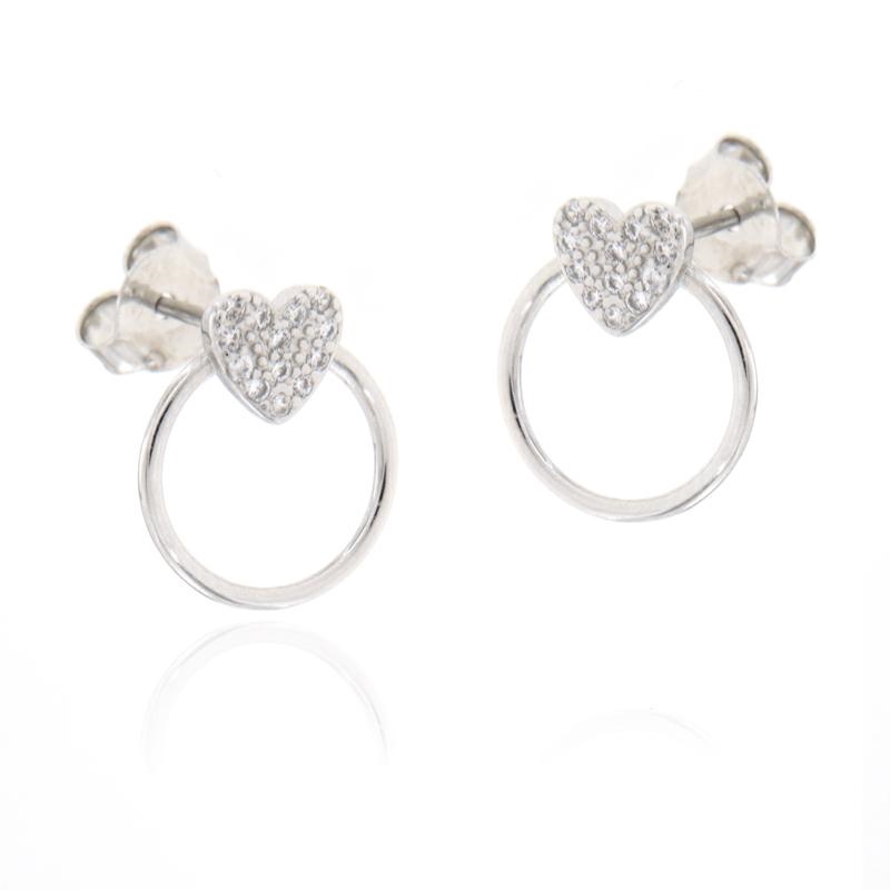ORECCHINO ARGENTO ZIRCONE 3PZ