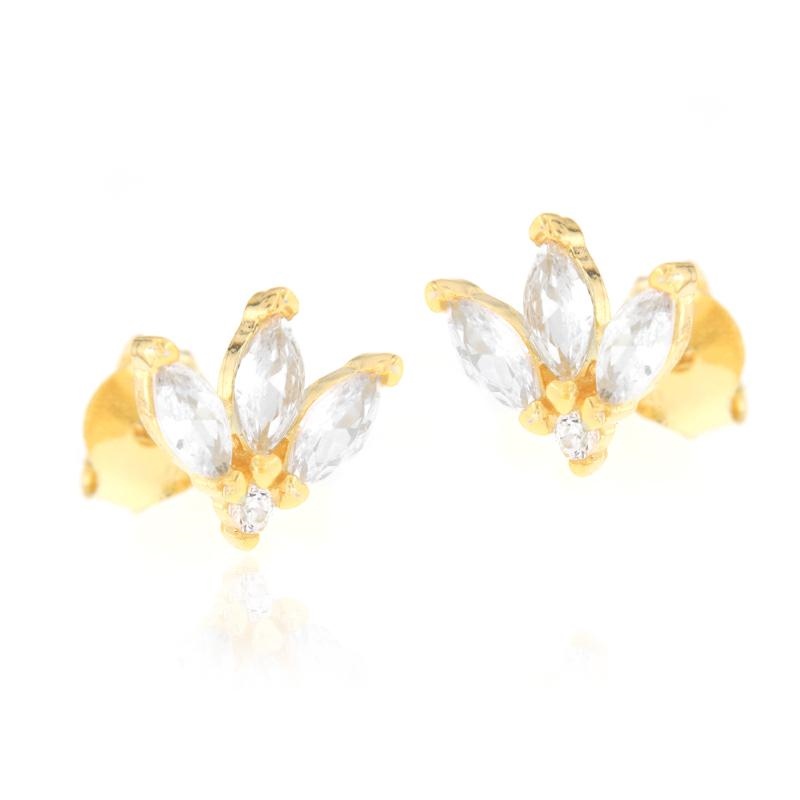 ORECCHINO ARGENTO ZIRCONE 3PZ