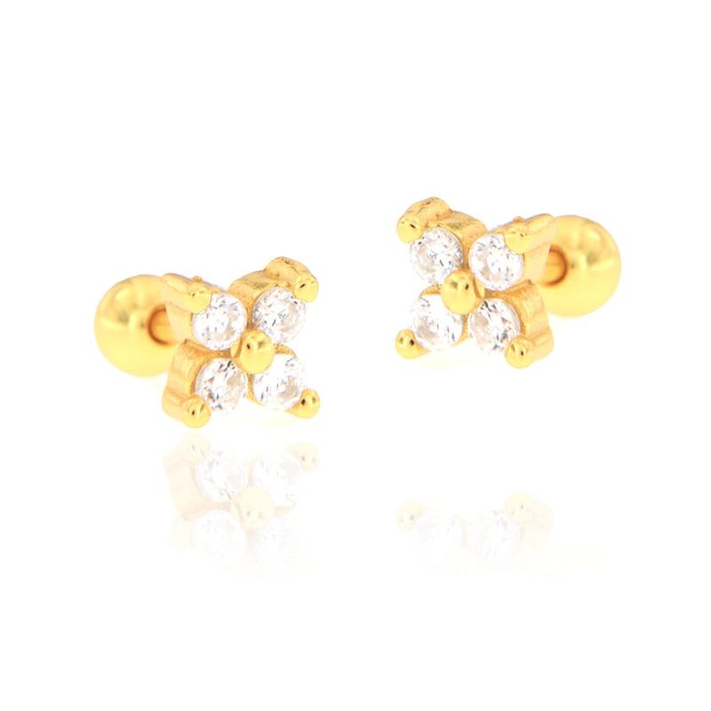PIERCING ARGENTO ZIRCONE 3PZ