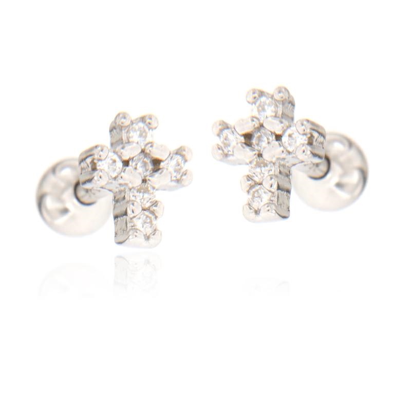 PIERCING ARGENTO ZIRCONE 3PZ