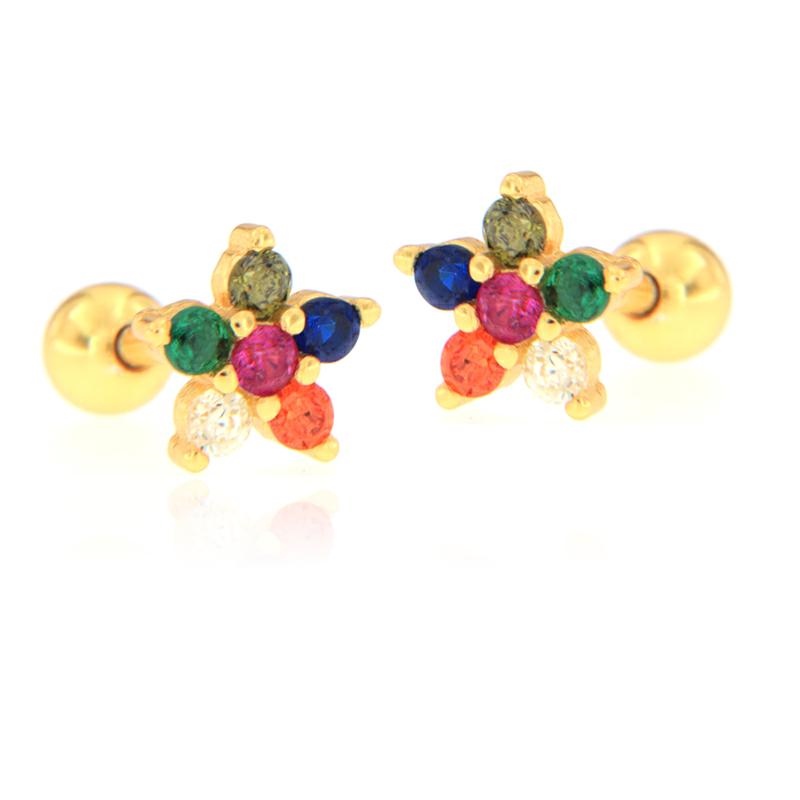 PIERCING ARGENTO ZIRCONE 3PZ