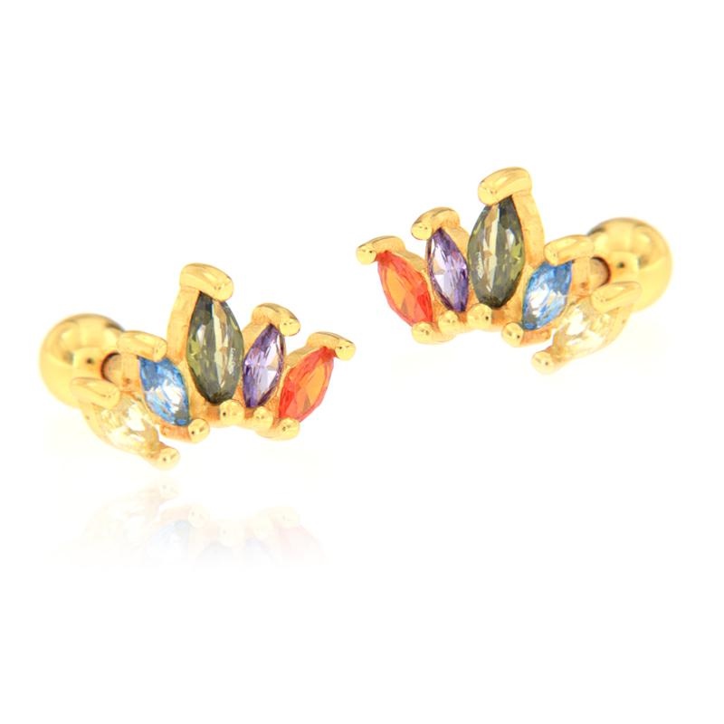 PIERCING ARGENTO ZIRCONE 3PZ