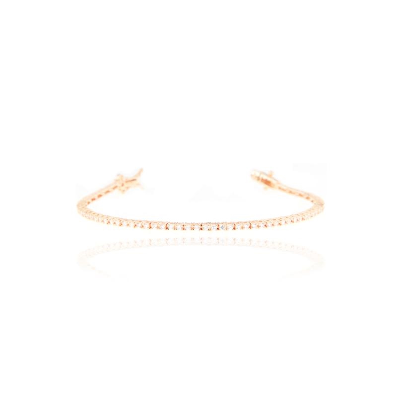 BRACCIALE ARGENTO ZIRCONE TENNIS