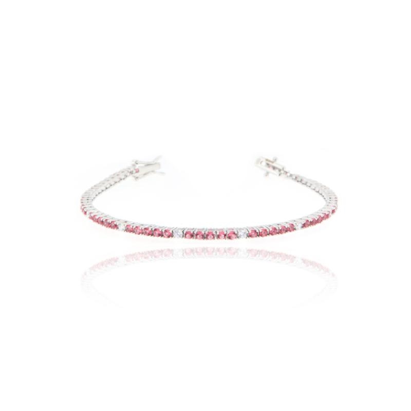 BRACCIALE ARGENTO ZIRCONE TENNIS
