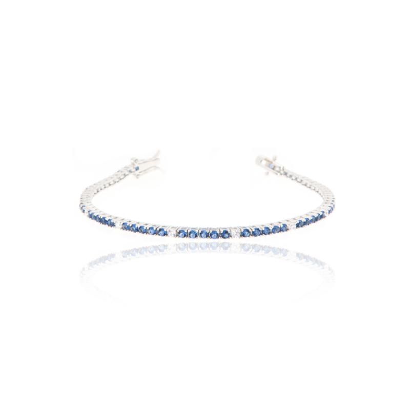 BRACCIALE ARGENTO ZIRCONE TENNIS