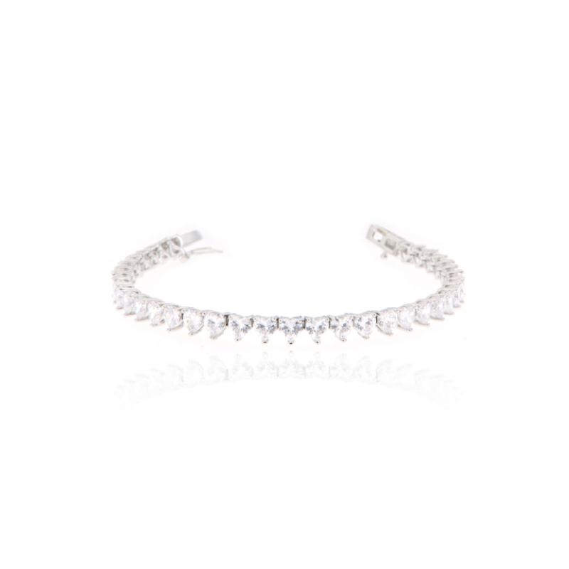 BRACCIALE ARGENTO ZIRCONE TENNIS
