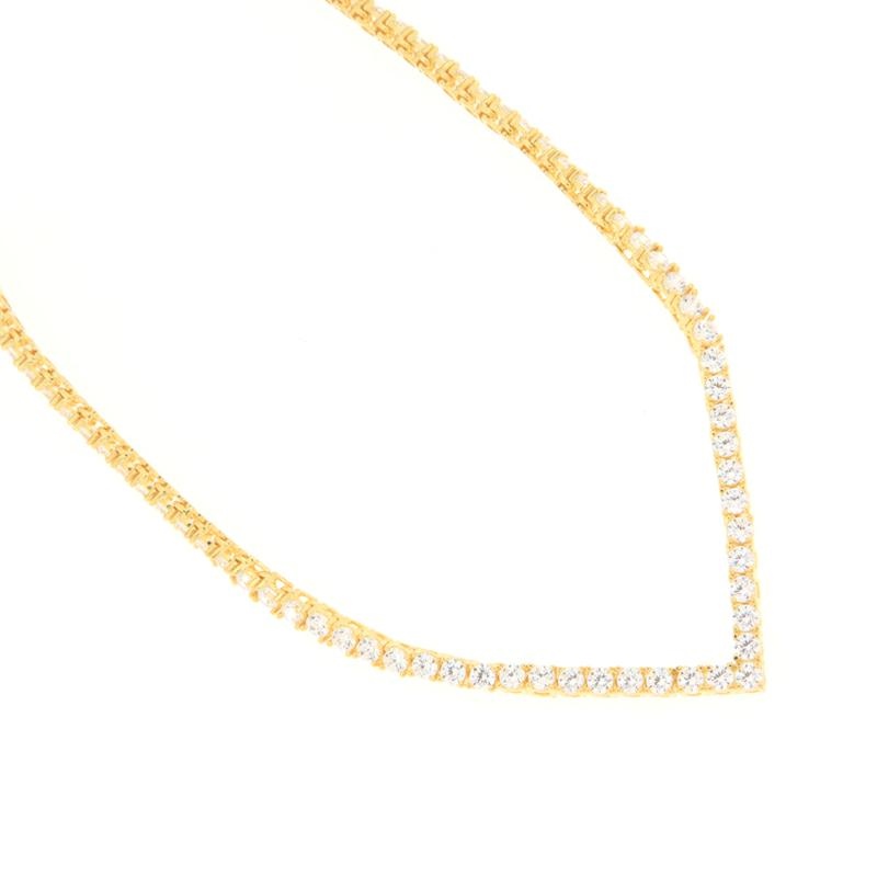 COLLIER ARGENTO ZIRCONE TENNIS