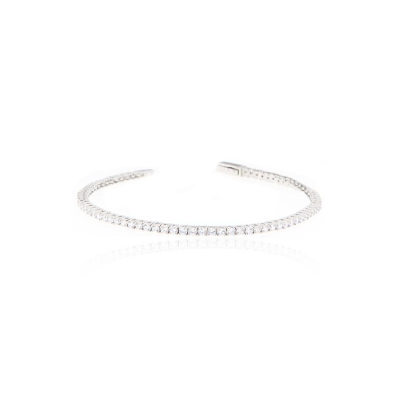 BRACCIALE ARGENTO ZIRCONE TENNIS