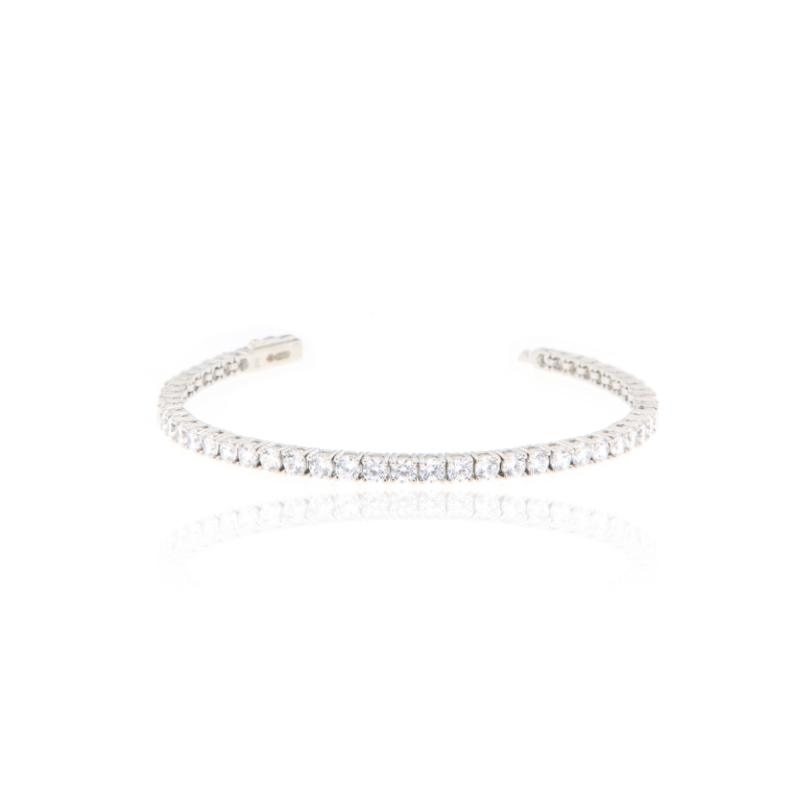 BRACCIALE ARGENTO ZIRCONE TENNIS