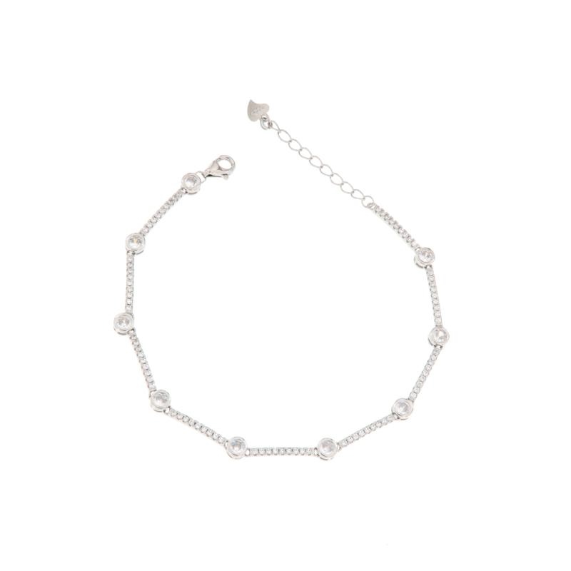 BRACCIALE ARGENTO ZIRCONE