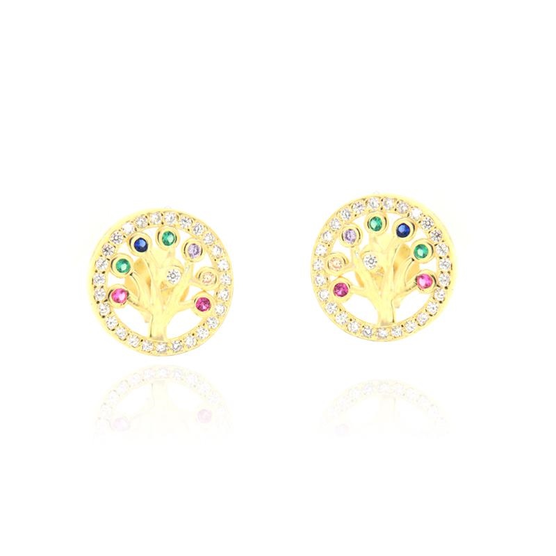 ORECCHINO ARGENTO ZIRCONE 3PZ