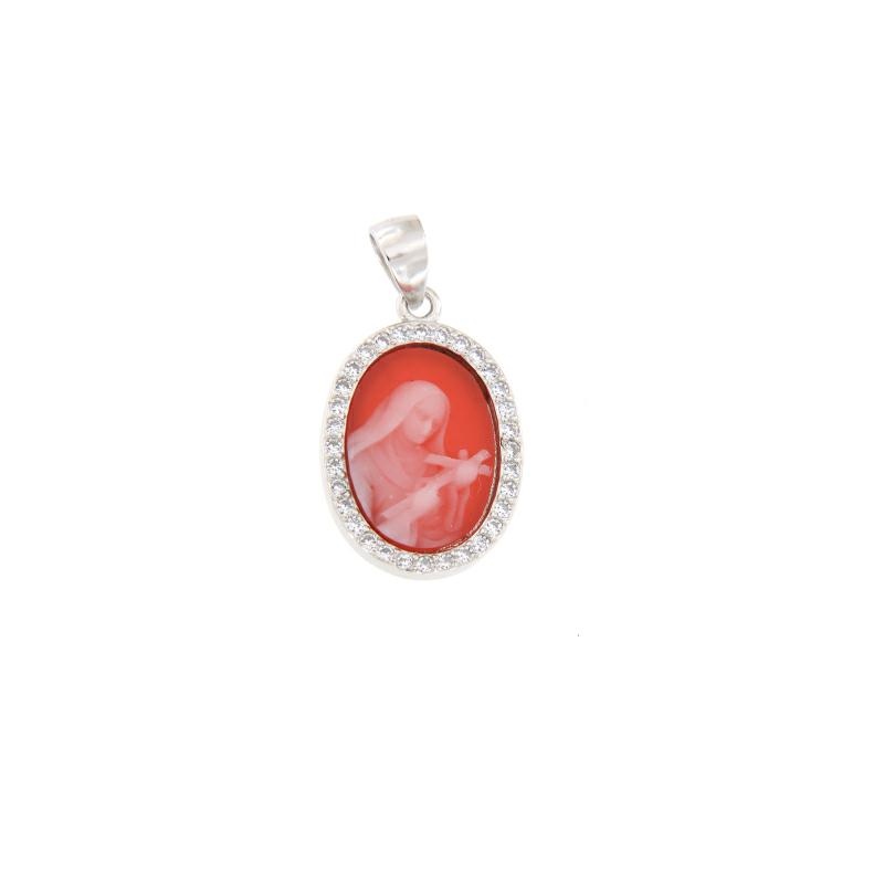 CIONDOLO ARGENTO ZIRCONE