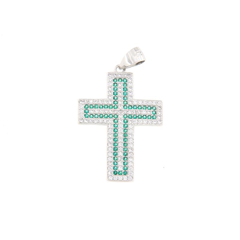 CIONDOLO ARGENTO ZIRCONE