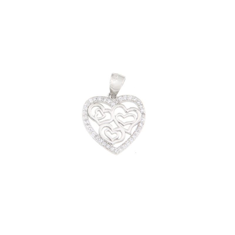 CIONDOLO ARGENTO ZIRCONE