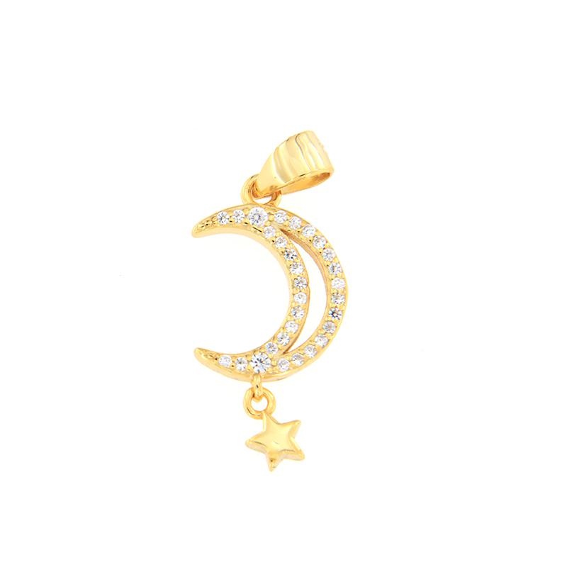 CIONDOLO ARGENTO ZIRCONE