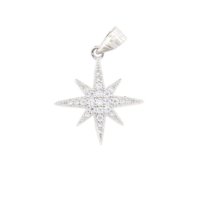 CIONDOLO ARGENTO ZIRCONE