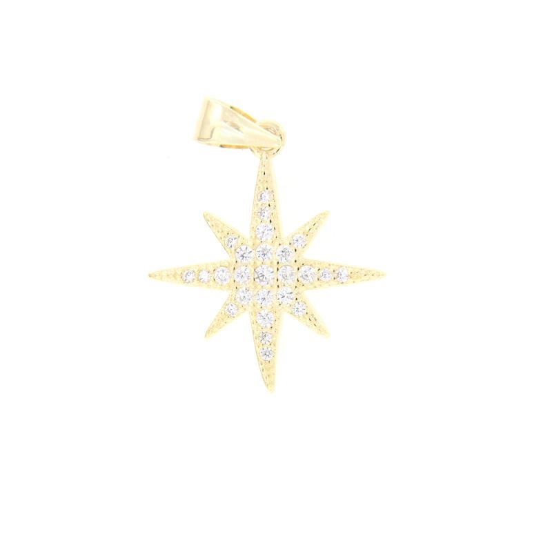 CIONDOLO ARGENTO ZIRCONE