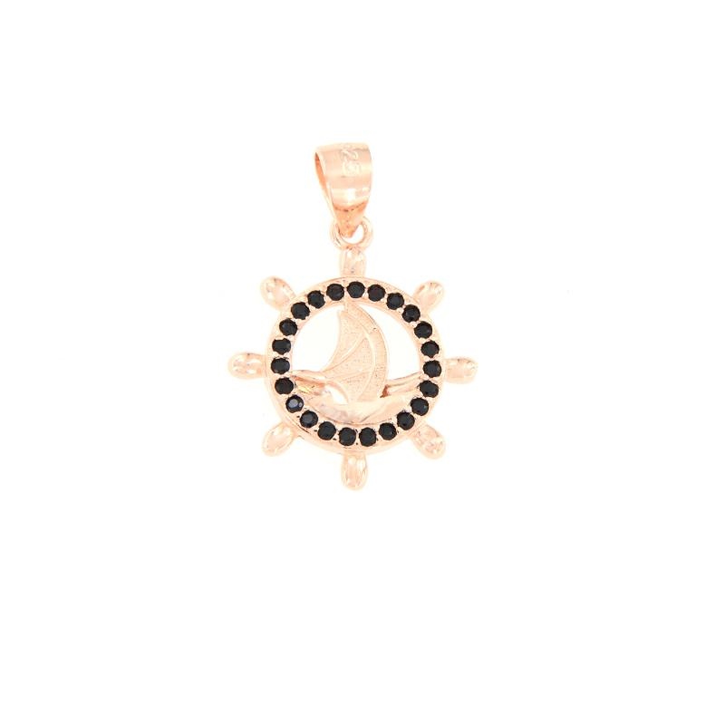 CIONDOLO ARGENTO ZIRCONE