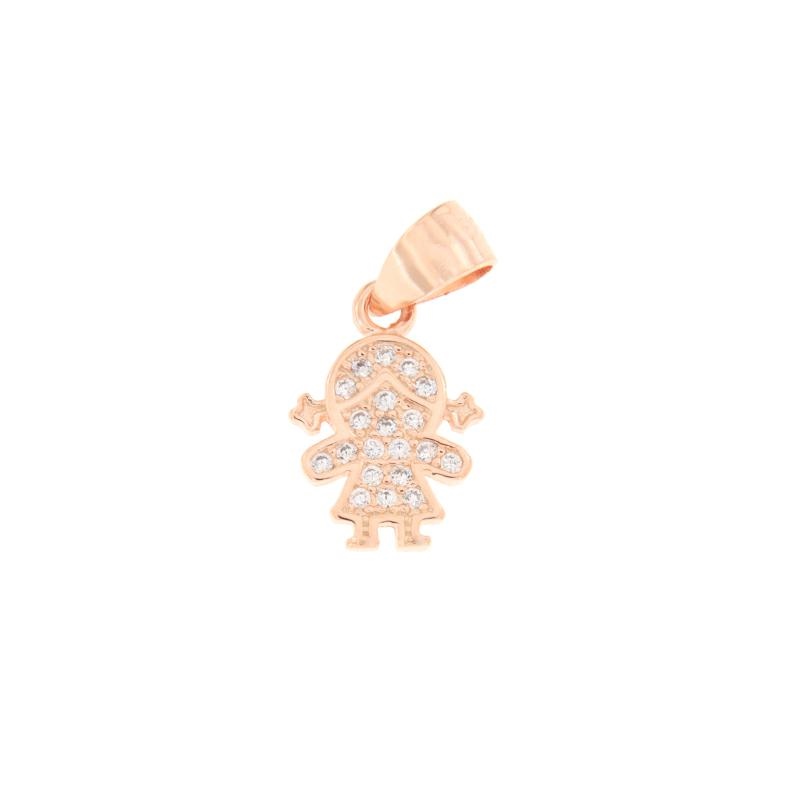 CIONDOLO ARGENTO ZIRCONE