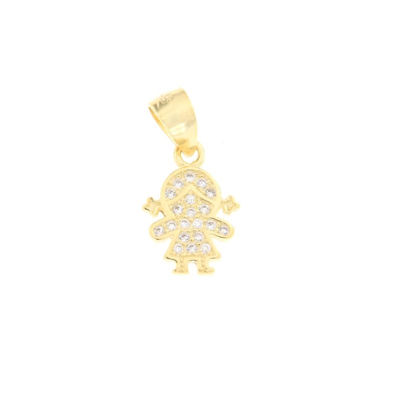 CIONDOLO ARGENTO ZIRCONE