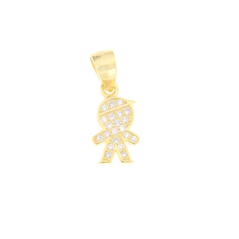 CIONDOLO ARGENTO ZIRCONE