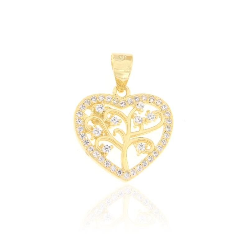 CIONDOLO ARGENTO ZIRCONE