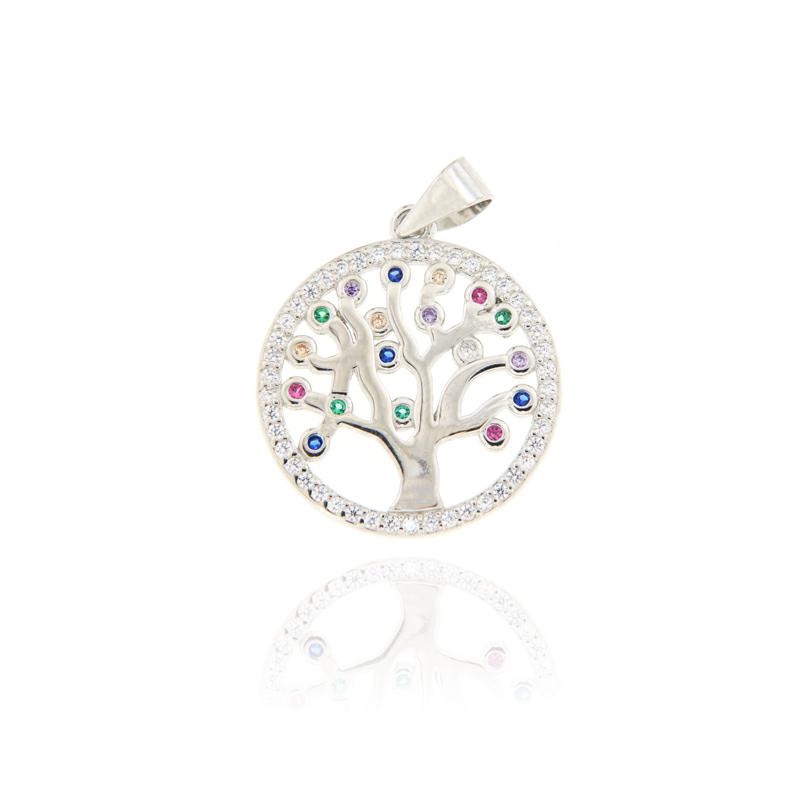 CIONDOLO ARGENTO ZIRCONE