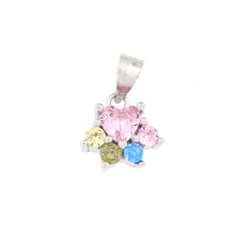 CIONDOLO ARGENTO ZIRCONE