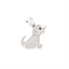 CIONDOLO ARGENTO ZIRCONE