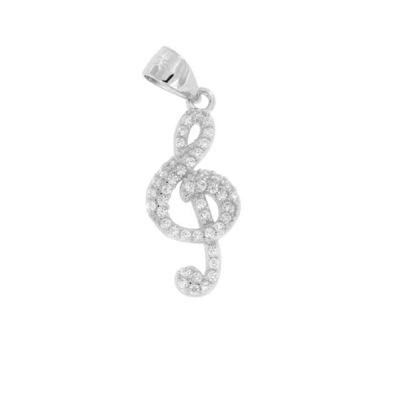 CIONDOLO ARGENTO ZIRCONE