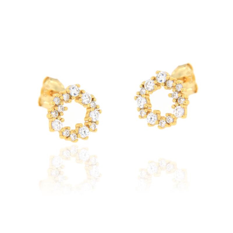 ORECCHINO ARGENTO ZIRCONE 3PZ