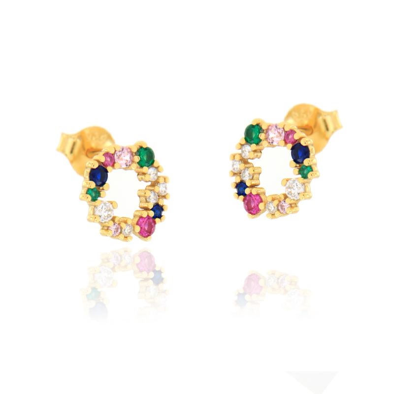 ORECCHINO ARGENTO ZIRCONE 3PZ
