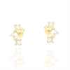 ORECCHINO ARGENTO ZIRCONE 3PZ